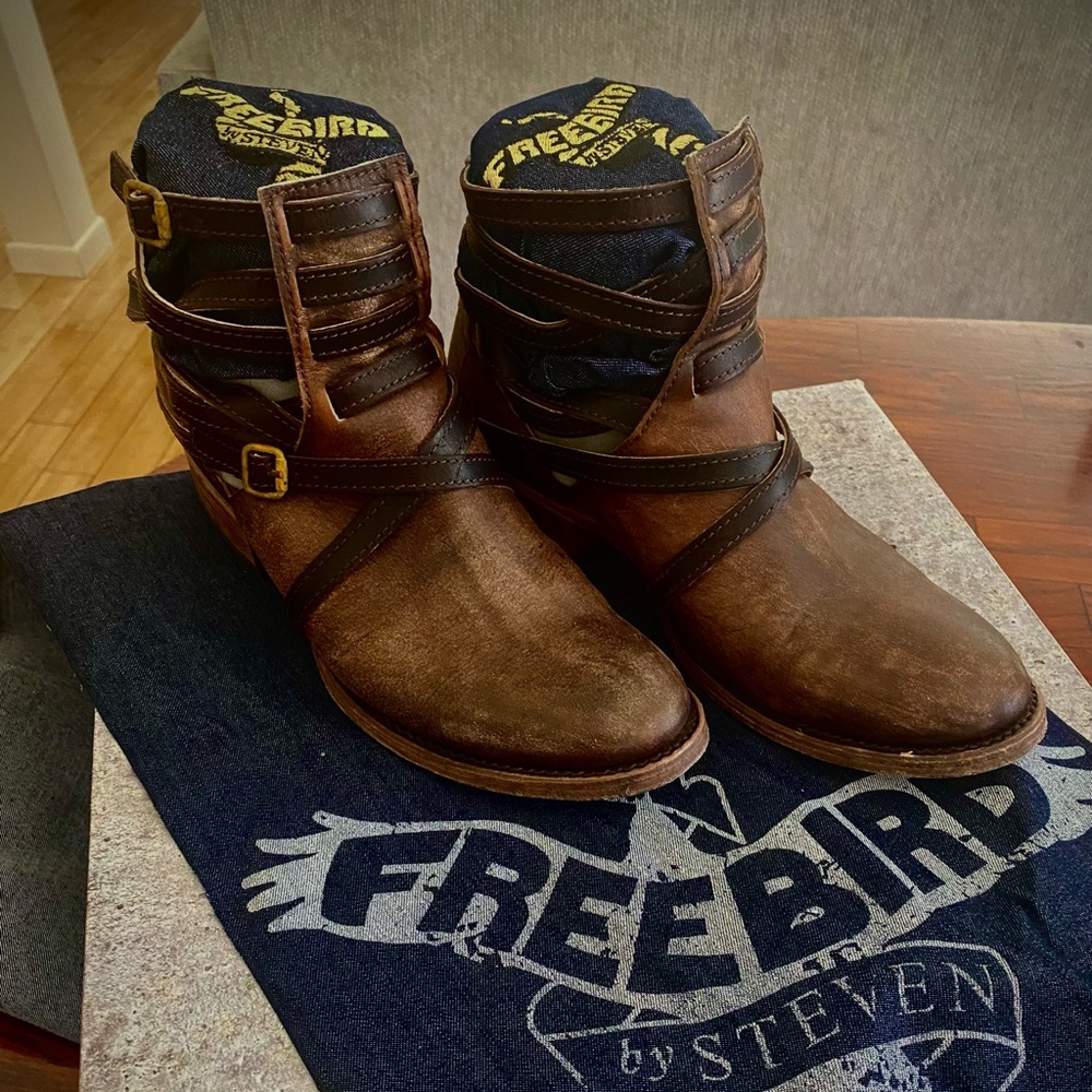 FREEBIRD STAIR - Brown Distressed - Size 7.0